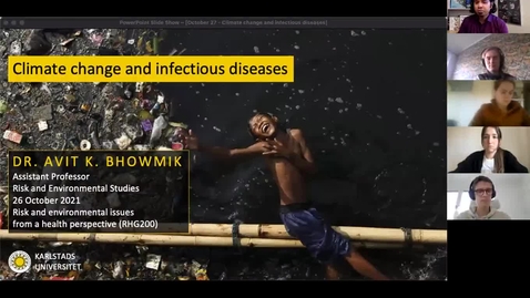 Thumbnail for RHG 200 - Lecture 3.1 - Climate change and infectious diseases