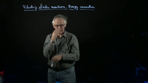 Thumbnail for Vibrating elastic membrane. Proof of the conservation of energy