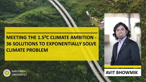 Thumbnail for Avit Bhowmik on Exponential Climate Action Roadmap