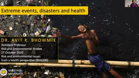 Thumbnail for RHG 200 - Lecture 3.2 - Extreme events, disasters and health