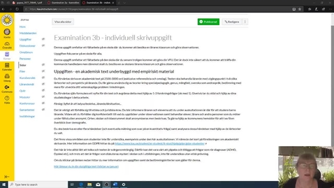 Thumbnail for Examination 3a och 3b