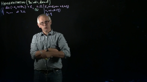 Thumbnail for Formal homogenization of an elliptic PDE posed in a fixed domain