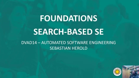Thumbnail for Introduction to Search-Based Software Engineering