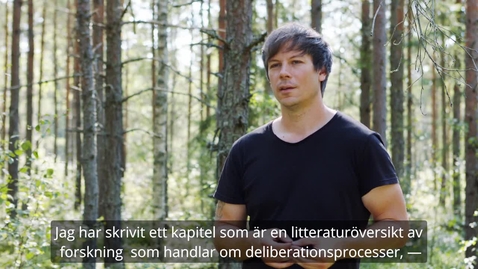 Thumbnail for Att styra i samråd. Tomas Mitander, Karlstads universitet