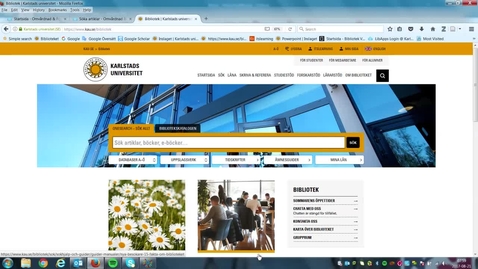 Thumbnail for Databassökning Cinahl