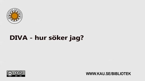 Thumbnail for DIVA - hur söker jag?