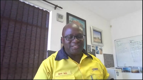 Thumbnail for Digital Transformation in a mining company: Video recording case presentation by Martin Tjipita, Namibia
