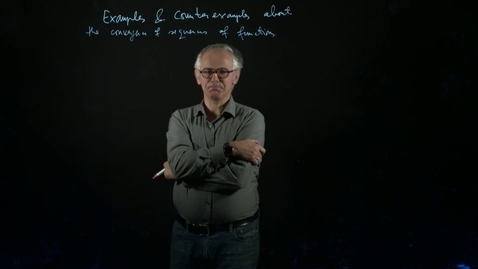 Thumbnail for Examples and Counterexamples: the convergence of sequences of functions