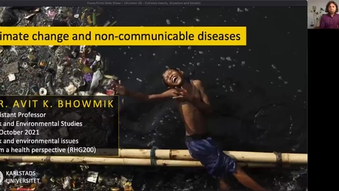 Thumbnail for RHG 200- Lecture 3.2 - Climate change and non-communicable diseases