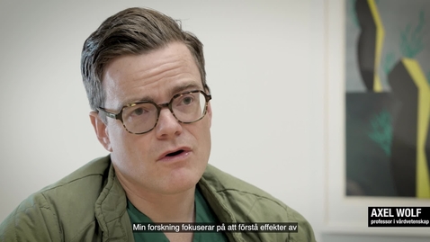 Thumbnail for Axel Wolf professor i vårdvetenskap
