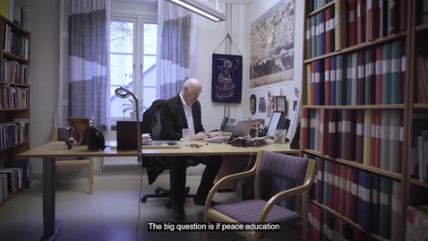 Thumbnail for Michael Schulz professor i freds- och utvecklingsforskning