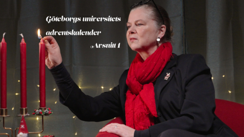 Thumbnail for Göteborgs universitets adventskalender 2022, del 1 av 4