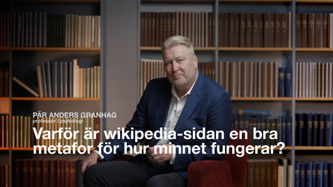 Thumbnail for Varför är Wikipedia-sidan en bra metafor för hur minnet fungerar?