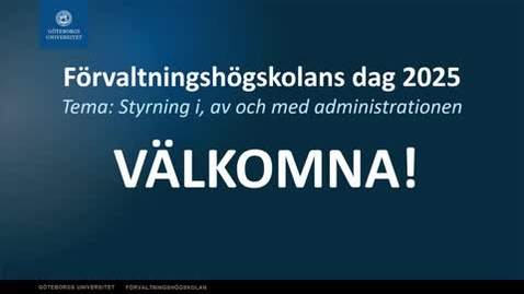 Thumbnail for Jenny de Fine Licht och Louise Skoog - &quot;När blir administrationen för liten?&quot;