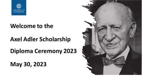 Thumbnail for Axel Adler Scholarship Diploma Ceremony 2023