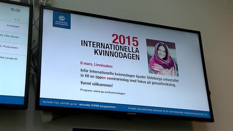 Thumbnail for Inför-reportage internationella kvinnodagen