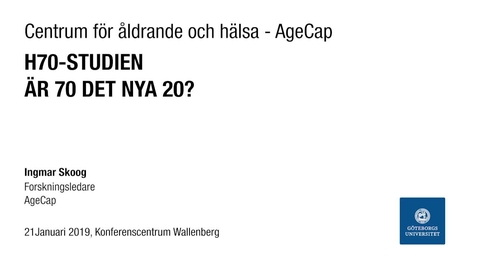 Thumbnail for Är 70 det nya 20?