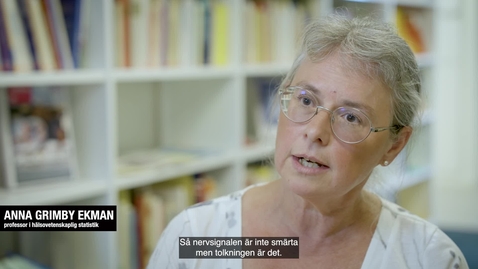 Thumbnail for Anna Grimby Ekman professor i hälsovetenskaplig statistik