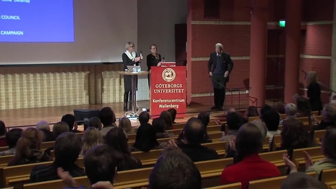 Thumbnail for Fullsatt när Nobelpristagare föreläste i Göteborg