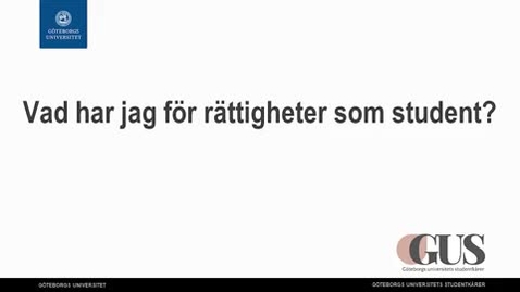 Thumbnail for Vad har jag för rättigheter som student?