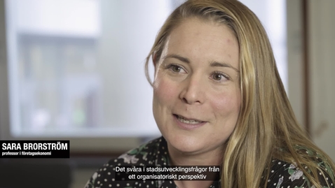 Thumbnail for Sara Brorström professor i företagsekonomi 
