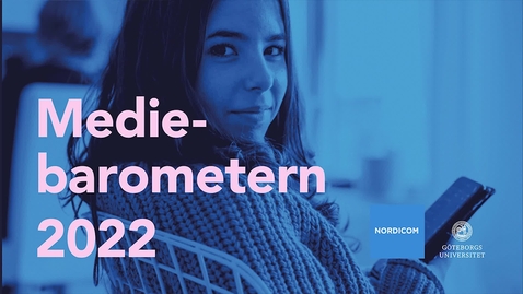 Thumbnail for Mediebarometern 2022