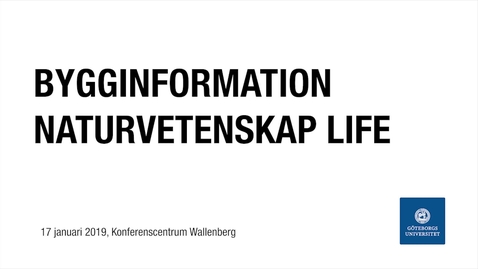 Thumbnail for Bygginformation Naturvetenskap Life