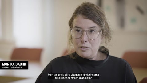 Thumbnail for Monika Bauhr professor i statsvetenskap