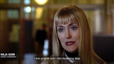 Thumbnail for Maja Gunn professor i konsthantverk