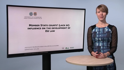 Thumbnail for Member state courts' (lack of) influencing on the development of EU law