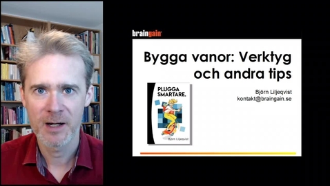 Thumbnail for Studieteknik: Bygga vanor
