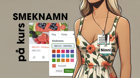 Thumbnail for Smeknamn på kurs