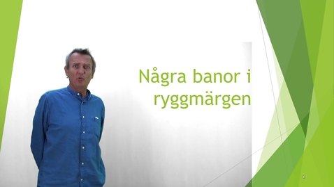 Thumbnail for Banor i ryggmärgen