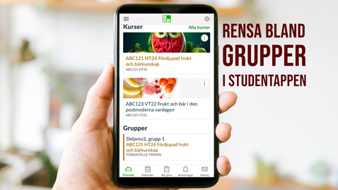 Thumbnail for Dölj gamla grupper i Canvas Studentapp