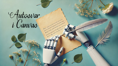 Thumbnail for Autosvar i Canvas