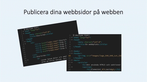 Thumbnail for FTP/ Mapp-och filstruktur
