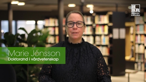 Thumbnail for Doktorandfilm Marie Jönsson