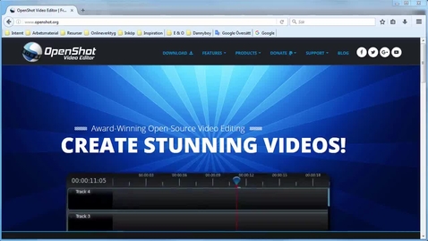 Thumbnail for OpenShot gratis filmredigering - mer avancerad redigering
