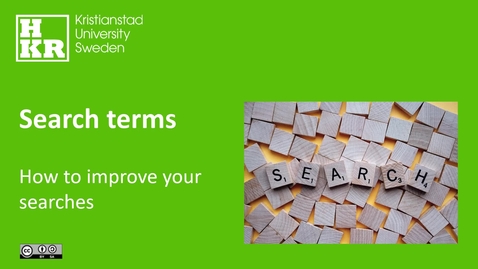 Thumbnail for Search terms