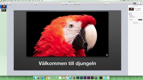 Thumbnail for Berättarröst som film på Mac