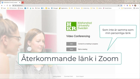Thumbnail for Zoom - återkommande länk