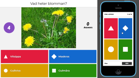 Thumbnail for Tävla med mobilen (Kahoot)