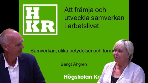 Thumbnail for Att främja och utveckla samverkan i arbetslivet