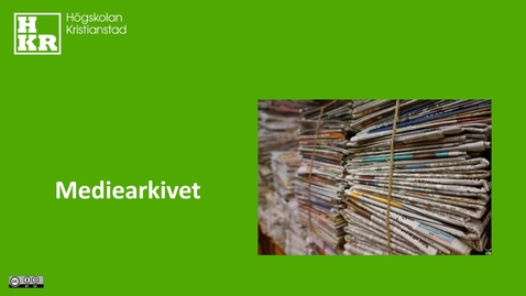 Thumbnail for Mediearkivet