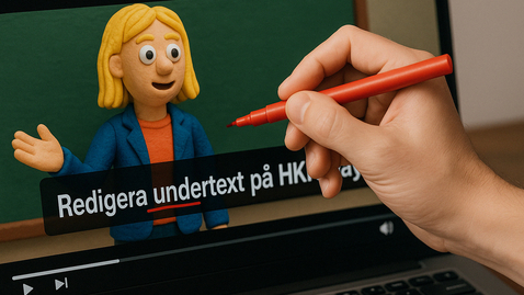 Thumbnail for Redigera undertext på HKR-play