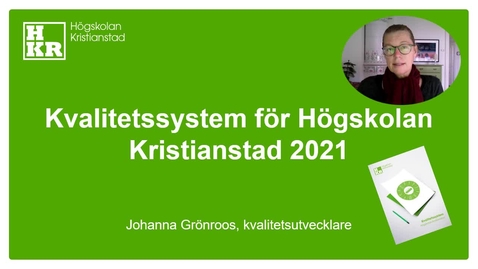 Thumbnail for Reviderat kvalitetssystem okt 2021