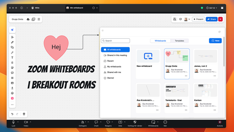 Thumbnail for Zoom Whiteboards i grupprum