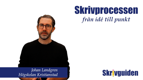 Thumbnail for Skrivprocessen