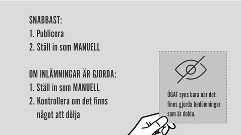 Thumbnail for Canvas - Dölja betyg när du bedömer
