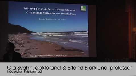 Thumbnail for Mätning och åtgärder av läkemedelsrester i Kristianstads Vattenrike och Hanöbukten